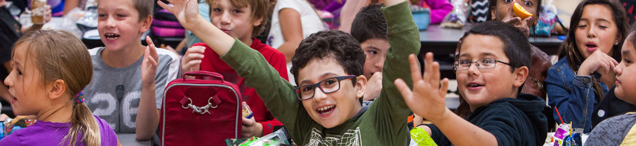 Students cheering 